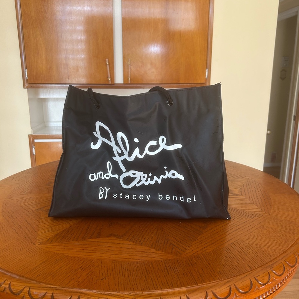 Alice + Olivia Black Tote Bag